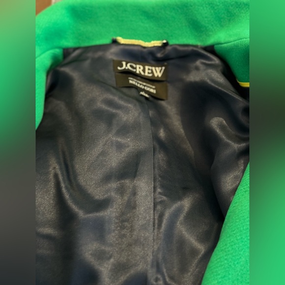 J. Crew Green Cocoon Coat - Picture 8 of 12